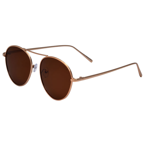 AHOY SUNGLASSES - MATTE GOLD/POLARIZED BROWN