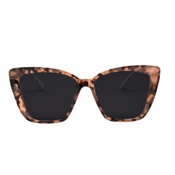 ALOHA FOX SUNGLASSES - BLONDE TORT/POLARIZED SMOKE