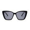 ALOHA FOX SUNGLASSES - BLACK/POLARIZED SMOKE