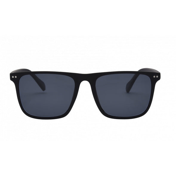 DAX SUNGLASSES - BLACK/POLARIZED SMOKE