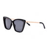 ALOHA FOX SUNGLASSES - BLACK/POLARIZED SMOKE