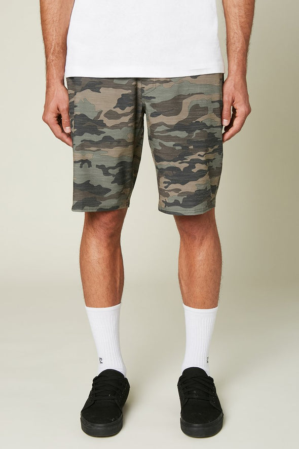 Locked Slub 20" Hybrid Shorts - Camo