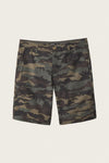 Locked Slub 20" Hybrid Shorts - Camo