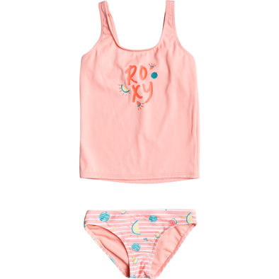 GIRLS FRUITY STRIPES TANKINI SET