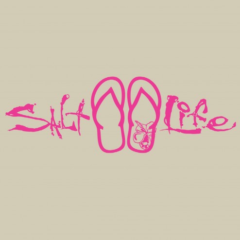 Salt Life Signature Sandals Sticker – CoastalEdge2120