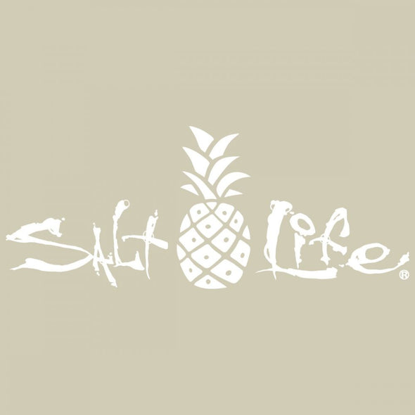 SIGNATURE PINEAPPLE DECAL - WHITE